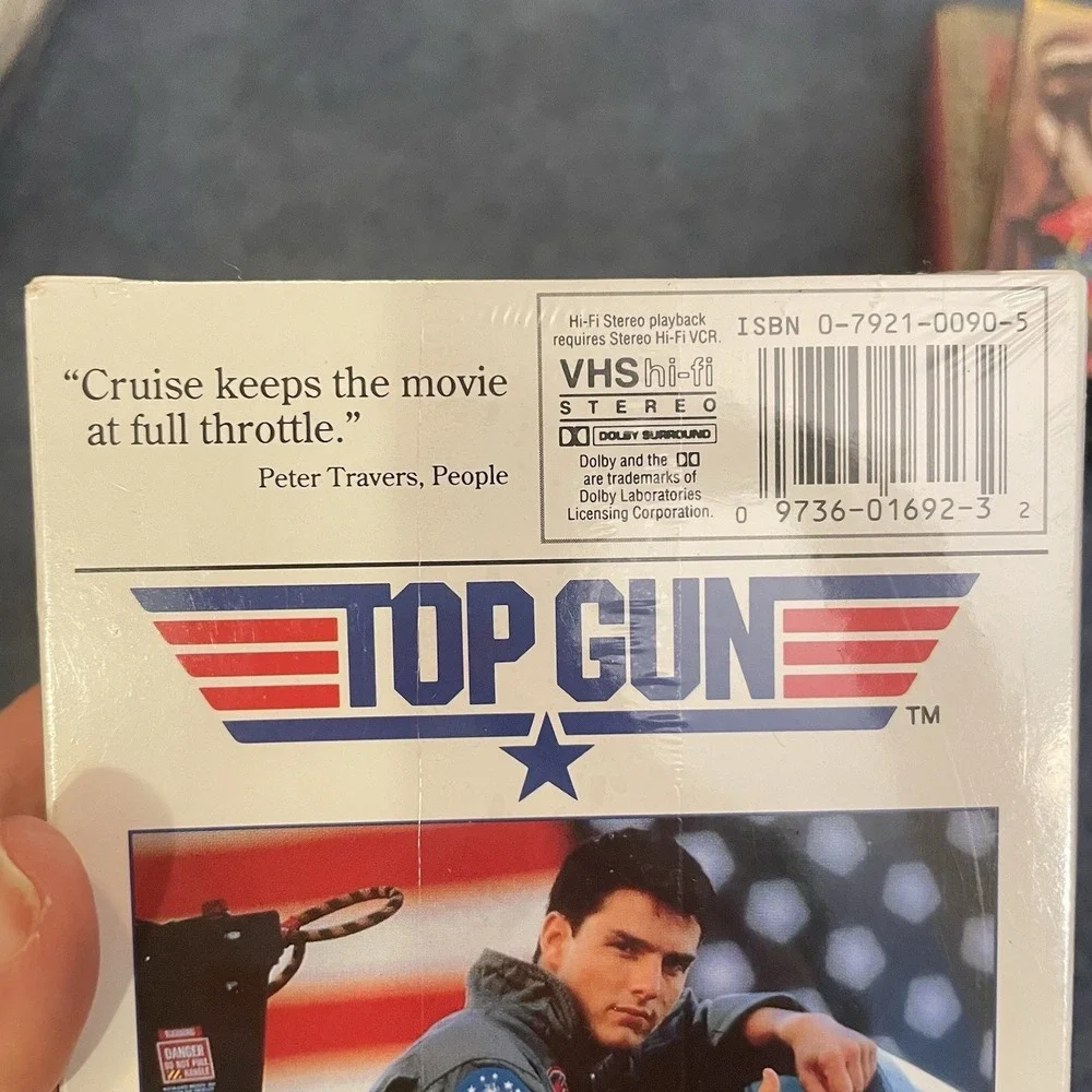 Top‎ Gun (VHS 1987) Tom Cruise Val Kilmer